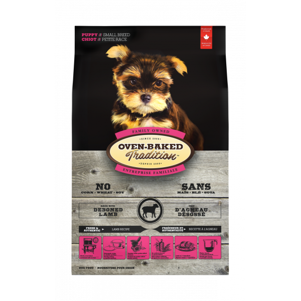 Oven-Baked (Овен-Бэйкд) Tradition Puppy Small Breed Lamb - Сухой корм для щенков мелких пород с мясом ягненка 4.54 кг