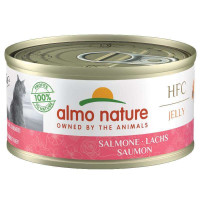 Almo Nature (Альмо Натюр) HFC Cat Jelly Salmon - Влажный корм для кошек с лососем в желе 70 г