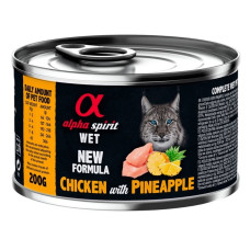 Alpha Spirit (Альфа Спіріт) Chicken With Pineapple - Вологий корм для котів з куркою та ананасом 200 г