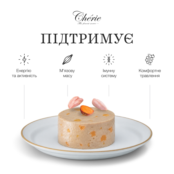 Cherie (Чери) Dog Grain Free Chicken & Sweet Potato Creamy Treat Adult All Breeds - Лакомство беззерновое для взрослых собак всех пород кремовое пюре с мясом курицы и бататом 4 шт. по 12 г Cherie (Чери) Dog Grain Free Chicken & Sweet Potato Creamy Treat Adult All Breeds - Лакомство беззерновое для взрослых собак всех пород кремовое пюре с мясом курицы и бататом 4 шт. по 12 г