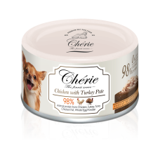 Cherie (Чери) Dog Grain Free Chicken & Turkey Pate All Life Stages All Breeds - Влажный беззерновой корм для собак всех возрастов и всех пород паштет с мясом курицы и индейки 80 г