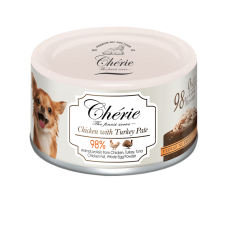 Cherie (Чері) Dog Grain Free Chicken & Turkey Pate All Life Stages All Breeds - Вологий беззерновий корм для собак будь-якого віку та усіх порід паштет з м’ясом курки та індички 80 г