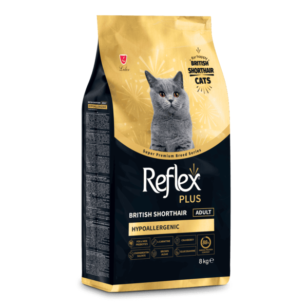 Reflex Plus (Рефлекс Плюс) Cat British Shorthair - Сухой корм для кошек породы британская короткошерстная 8 кг