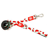 Max & Molly (Макс Молли) Short Leash Watermelon S - Поводок короткий для собак с принтом арбуз