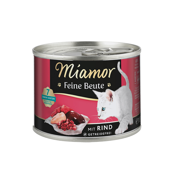 Miamor (Миамор) Cat Feine Beute with Beef - Влажный корм для кошек беззерновой с говядиной 185 г