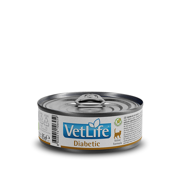 Farmina Vet Life (Фармина Вет Лайф) Cat Grain Free Diabetic Adult - Влажный лечебный беззерновой корм для взрослых котов для регуляции поступления глюкозы (при сахарном диабете) 85 г