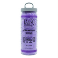 Tauro Pro Line (Тауро Про Лайн) Towel For Drying And Cooling Animals Purple - Полотенце для сушки и охлаждения животных фиолетовое 64х43 см