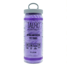 Tauro Pro Line (Тауро Про Лайн) Towel For Drying And Cooling Animals Purple - Рушник для сушки та охолодження тварин фіолетовий  64х43 см