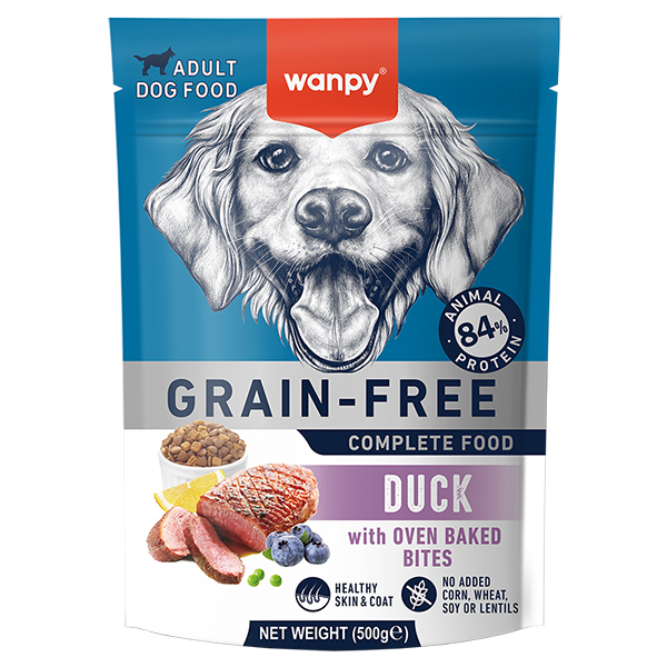 Wanpy (Ванпи) Dog Grain Free Duck Adult All Breed - Сухой беззерновой корм для взрослых собак всех пород с мясом утки 500 г