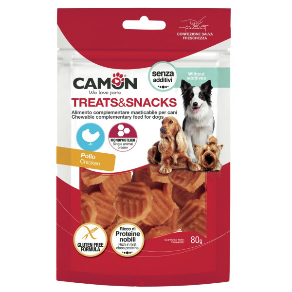 Camon (Камон) Dog Treats Coins With Grilled Chicken - Лакомство для собак монеты с курицей на гриле 80 г