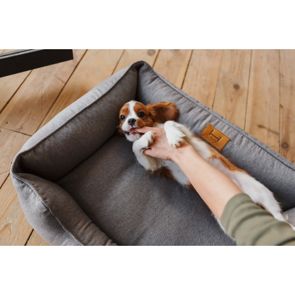 Harley & Cho (Харли энд Чоу) Dreamer Gray L - Лежак для собак  и котов серый 90х60 см