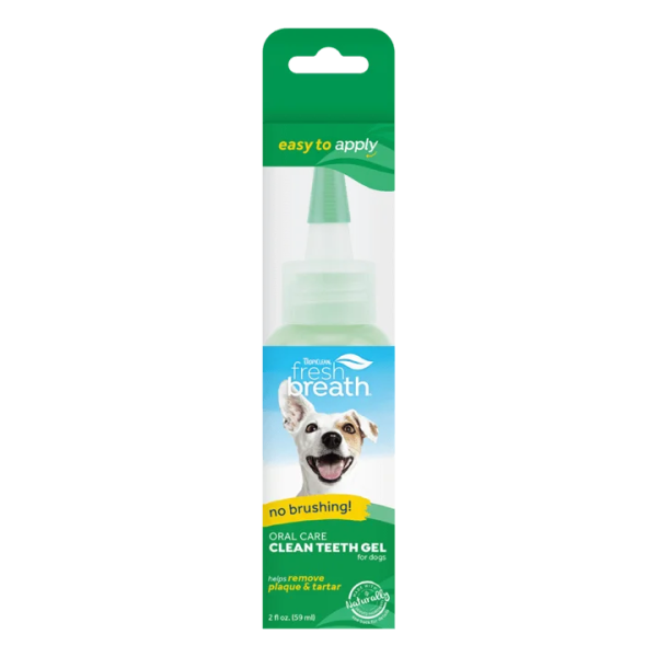 Tropical Clean (Тропикал Клин) Dog Clean Teeth Gel Fresh Breath - Гель для собак для гигиены полости рта свежее дыхание 59 мл