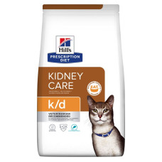 Hill`s (Хилс) Prescription Diet Cat Tuna K/D Kidney Care Adult - Сухой лечебный корм для взрослых котов при заболеваниях почек с мясом тунца 400 г