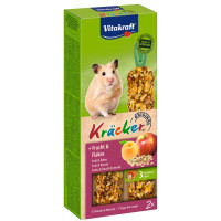 Vitakraft (Витакрафт) Kracker Hamster - Лакомство для хомяков крекер с фруктами 2 шт.
