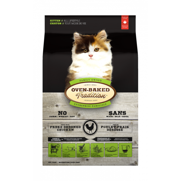 Oven-Baked (Овен-Бейкд) Tradition Kitten Chicken - Сухий корм для кошенят з м’ясом курки 350 г