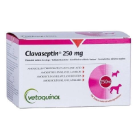 Clavaseptin (Клавасептин) 250 Mg - Таблетки для лечения кошек и собак при заболеваниях кожи 10 шт.