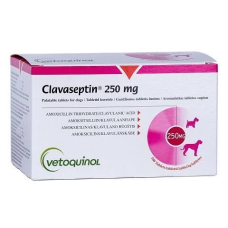 Clavaseptin (Клавасептин) 250 Mg - Таблетки для лечения кошек и собак при заболеваниях кожи 10 шт.