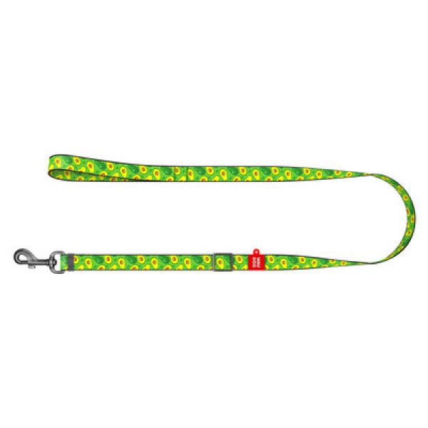 Повідець, "Авокадо", регульований, Ш 25 мм, Дл 152-183 см, L. WAUDOG Nylon