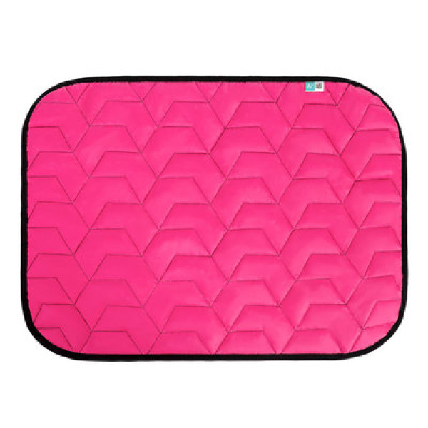 AiryVest (АирВест) Pink/Black - Подстилка для собак розовая/черная (100х70 см) L