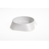 Fiboo (Файбо) Bowl White L - Миска для животных с антискользящими накладками белая 700 мл