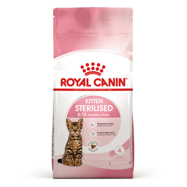 Royal Canin (Роял Канiн) Kitten Sterilised Poultry - Сухий корм для стерилізованих кошенят з м’ясом птиці 400 г
