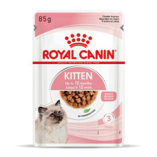 Royal Canin (Роял Канiн) Kitten Instinctive In Gravy Pouches Poultry - Вологий корм для кошенят шматочки в соусі з м’ясом птиці 85 г