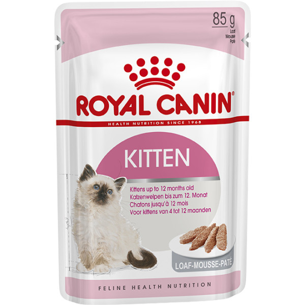 Royal Canin (Роял Канин) Kitten Loaf Pouches Poultry - Влажный корм для котят паштет с мясом птицы 85 г