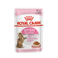 Royal Canin (Роял Канин) Kitten Sterilised Gravy Pouches Poultry - Влажный корм для стерилизованных котят с мясом птицы 85 г