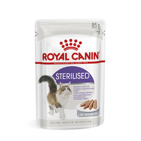 Royal Canin (Роял Канин) Cat Sterilised Loaf Pouches Adult Poultry - Влажный корм для взрослых стерилизованных котов паштет с мясом птицы 85 г