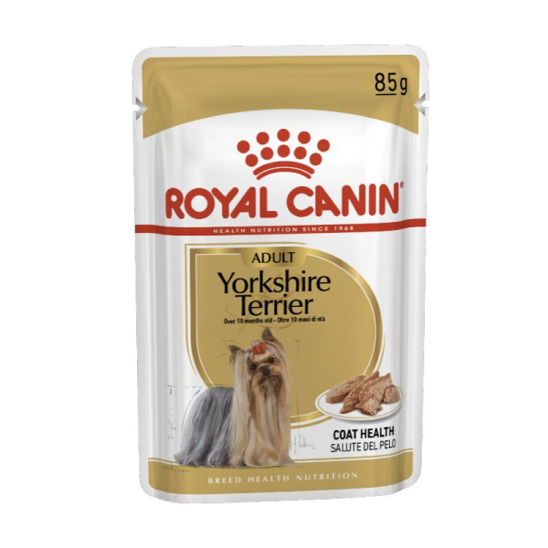 Royal Canin (Роял Канiн) Yorkshire Terrier Adult Pouches Poultry - Вологий корм для дорослих собак породи йоркширський тер’єр з м’ясом птиці 85 г