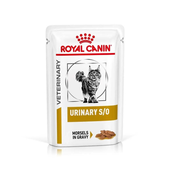 Royal Canin (Роял Канин) Cat Urinary S/O Pouches Adult Poultry - Влажный корм для взрослых котов для растворения и уменьшения рецедива образования струвитных камней c мясом птицы 85 г