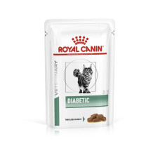 Royal Canin (Роял Канин) Cat Diabetic Pouches Adult Poultry - Влажный корм для взрослых котов предназначенный для регулирования поступления глюкозы (сахарный диабет) с мясом птицы 85 г