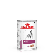 Royal Canin (Роял Канин) Dog Renal Canine Adult Poultry - Влажный лечебный корм для взрослых собак предназначенный для поддержания функции почек при хронической почечной недостаточности с мясом птицы и свинины 410 г