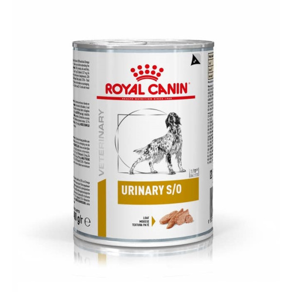 Royal Canin (Роял Канин) Dog Urinary S/O Adult Chicken & Pork Cans - Влажный лечебный корм для взрослых собак предназначенный для растворения и уменьшения рецедива образования струвитных камней с мясом курицы и свинины 410 г