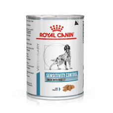 Royal Canin (Роял Канін) Dog Sensitivity Control Adult Duck & Rice - Вологий лікувальний корм для дорослих собак призначений для зменшення непереносимості інгредієнтів та поживних речовин з м’ясом качки та рисом 420 г