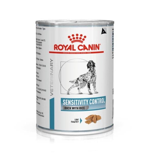 Royal Canin (Роял Канін) Dog Sensitivity Control Adult Duck & Rice - Вологий лікувальний корм для дорослих собак призначений для зменшення непереносимості інгредієнтів та поживних речовин з м’ясом качки та рисом 420 г