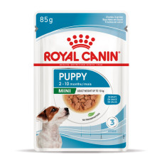 Royal Canin (Роял Канiн) Mini Puppy Pouches Poultry - Вологий корм для цуценят дрібних порід з м’ясом птиці 85 г