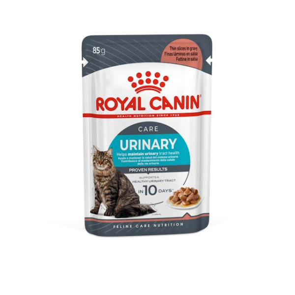 Royal Canin (Роял Канин) Cat Urinary Care Gravy Pouches Adult Poultry - Влажный корм для взрослых котов для поддержки здоровья мочевыделительной системы кусочки в соусе с мясом птицы 85 г