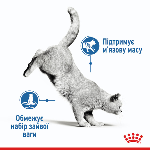 Royal Canin (Роял Канин) Cat Light Weight Care In Gravy Pouches Adult Poultry - Влажный корм для взрослых котов предназначенный для предотвращения набора лишнего веса кусочки в соусе с мясом птицы 85 г