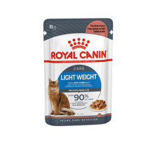 Royal Canin (Роял Канин) Cat Light Weight Care In Gravy Pouches Adult Poultry - Влажный корм для взрослых котов предназначенный для предотвращения набора лишнего веса кусочки в соусе с мясом птицы 85 г