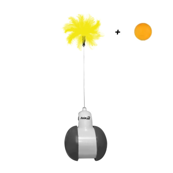 AnimAll CrazZzy - Игрушка для котов, баланс, черная