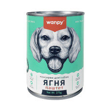 Wanpy (Ванпі) Dog Lamb - Вологий корм для собак паштет з ягням 375 г