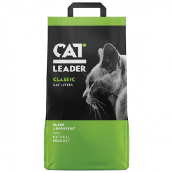 Cat Leader (Кэт Лидер) Classic - Наполнитель бентонитовый для кошачьих туалетов супер-поглощающий 5 кг
