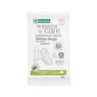 Лакомство беззерновое Nature\'s Protection (Натур Протекшн) Superior Care Dog Grain Free White Fish Hyppoalergenic & Dental White Adult All Breeds для взрослых собак всех пород с белой шерстью для здоровья зубов с мясом белой рыбы 150 г