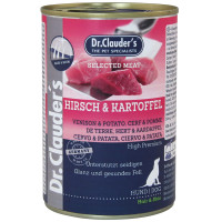 Dr.Clauder's (Клаудер) Selected Meat Venison & Potato - Влажный корм для собак с олениной и картофелем 400 г