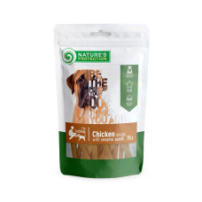 Nature's Protection (Нейчерс Протекшн) snack for dogs chicken strips with sesame - Ласощі для собак 75 г