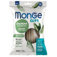 Monge (Монж) Gift Dog Grain Free Salmon & Sage Adult Mini - Ласощі беззернові для дорослих собак дрібних порід з м’ясом лосося та шавлією 120 г