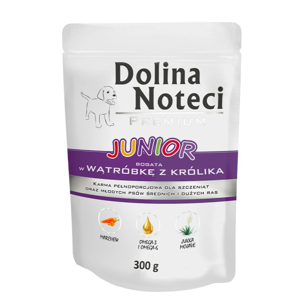 Dolina Noteci (Долина Нотецы) Puppy Premium Liver - Влажный корм для щенков с печенью кролика 300 г