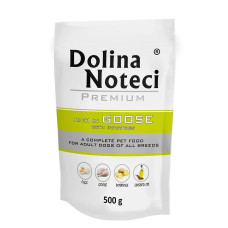 Dolina Noteci (Долина Нотецы) Dog Premium Goose - Влажный корм для собак с гусем и картофелем 500 г