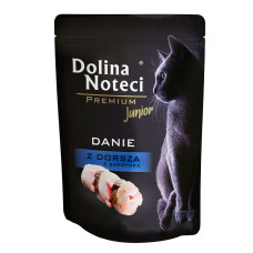 Dolina Noteci (Долина Нотеці) Kitten Premium Danie Cod & Sardine - Вологий корм для кошенят з тріскою та сардиною 85 г